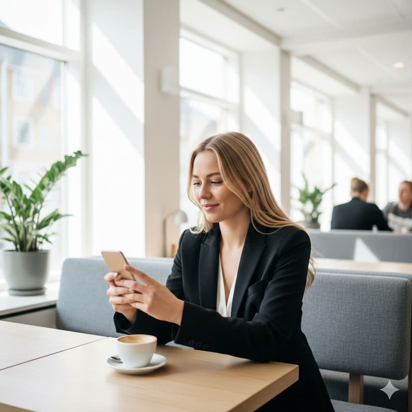Par mødes første gang på café i København - sugardating match på Sugarfar.com